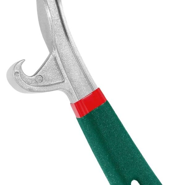 Bucket Opener Tool 5 Gallon, 1 Pcs 8.5 Inches Bucket Lid Open Wrench, Aluminum Alloy Paint Pail Can Remover Tools with Non-slip Rubber Grip for Industrial and Home Use