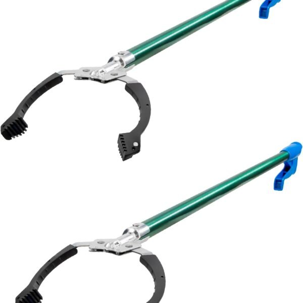 Professional 36” , 2 Count, Reacher Grabber Tool, Trash Picker Upper, Built-in Magnet and Ergonomic Grip, Outdoor Claw Pickup, Reaching Assist for Seniors, Safely Perform Tasks