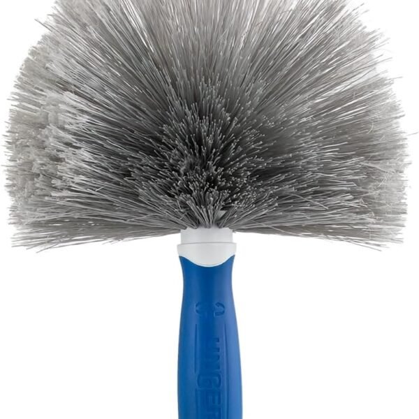 Cobweb & Corner Duster – Dusters for Cleaning, Compatible with Telescopic Poles, Dusting Tools, Great for Ceilings, Moldings, HVAC & Floor Vents, and Corners, White/Black